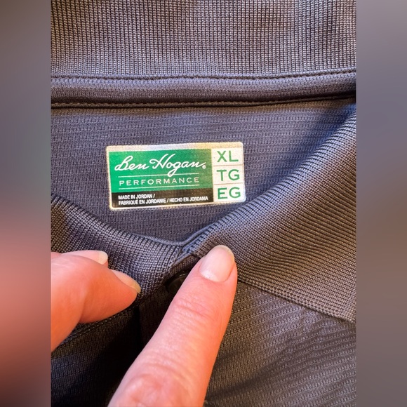 *BOGO* Eligible! Ben Hogan, XL, Charcoal Polo - Picture 3 of 4